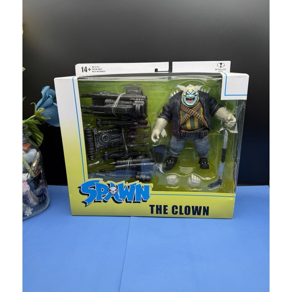 McFarlane Toys Spawn The Clown Deluxe Action Figure, 7-inch Brand New